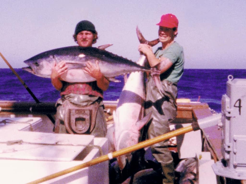 Craig-McCathie pole fishing for tuna